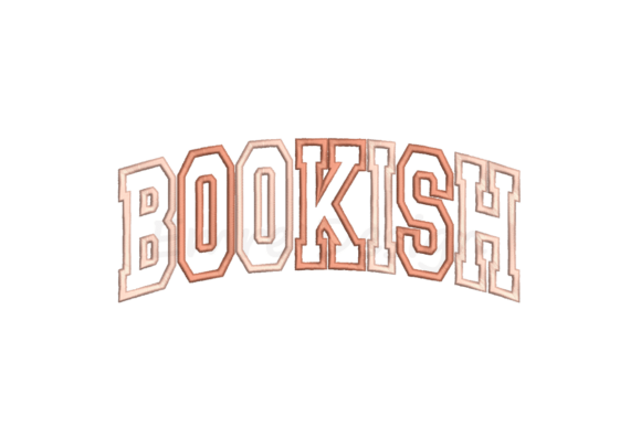 Bookish Embroidery Design: A Whimsical Touch