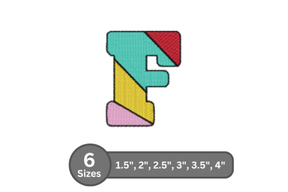 Candy Stripe Alphabet - F: A Festive Touch