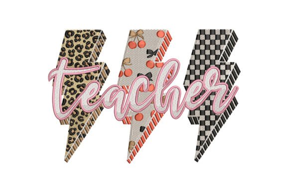 Leopard Cherry Checker: A Charming Embroidery Design