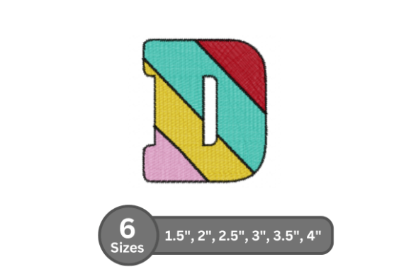 Reviewing Candy Stripe Alphabet -D for Personalized Gifts