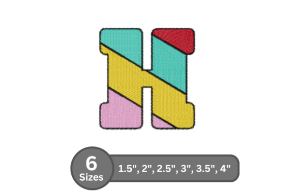 Reviewing Candy Stripe Alphabet - H for Sweatshirts