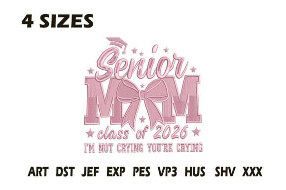 Senior Mom 2026 Embroidery Design Review