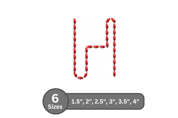 Soft Cord Alphabet -H: A Perfect Touch for Holiday Gifts